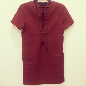 NWT Kendall & Kylie Lace-Up Dress